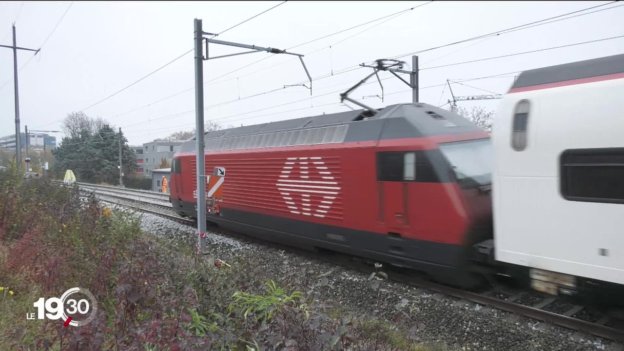 Depuis ce matin, les trains circulent à nouveau entre Lausanne et Genève, de manière restreinte [RTS]
