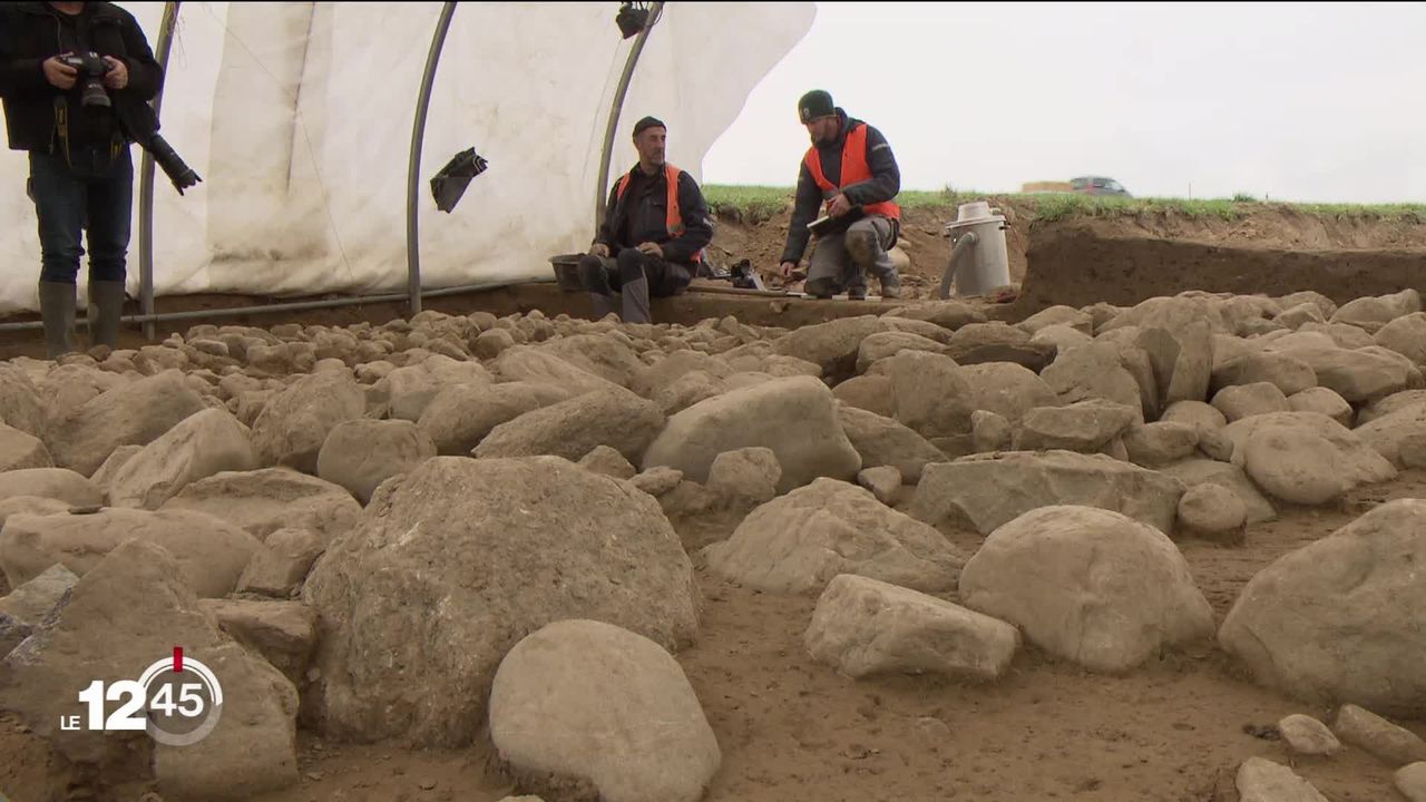 Des vestiges archéologiques vieux de 2'500 ans découverts sur le chantier de l’Agroscope, à Posieux (FR). Une découverte sur le passé agricole de l’âge de fer [RTS]