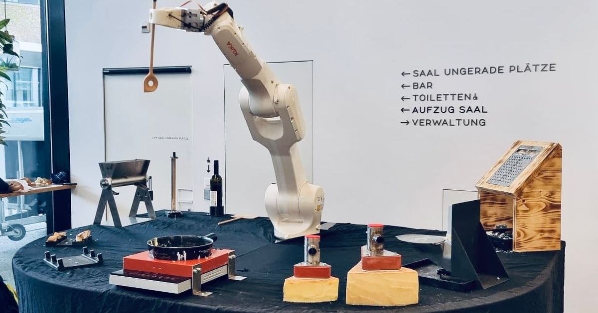 Bouébot, un robot qui fait une fondue 4.0 mêlant tradition et innovation