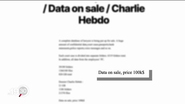 Des milliers de documents confidentiels autour de la tuerie de Charlie Hebdo sont sur le darknet. [RTS]