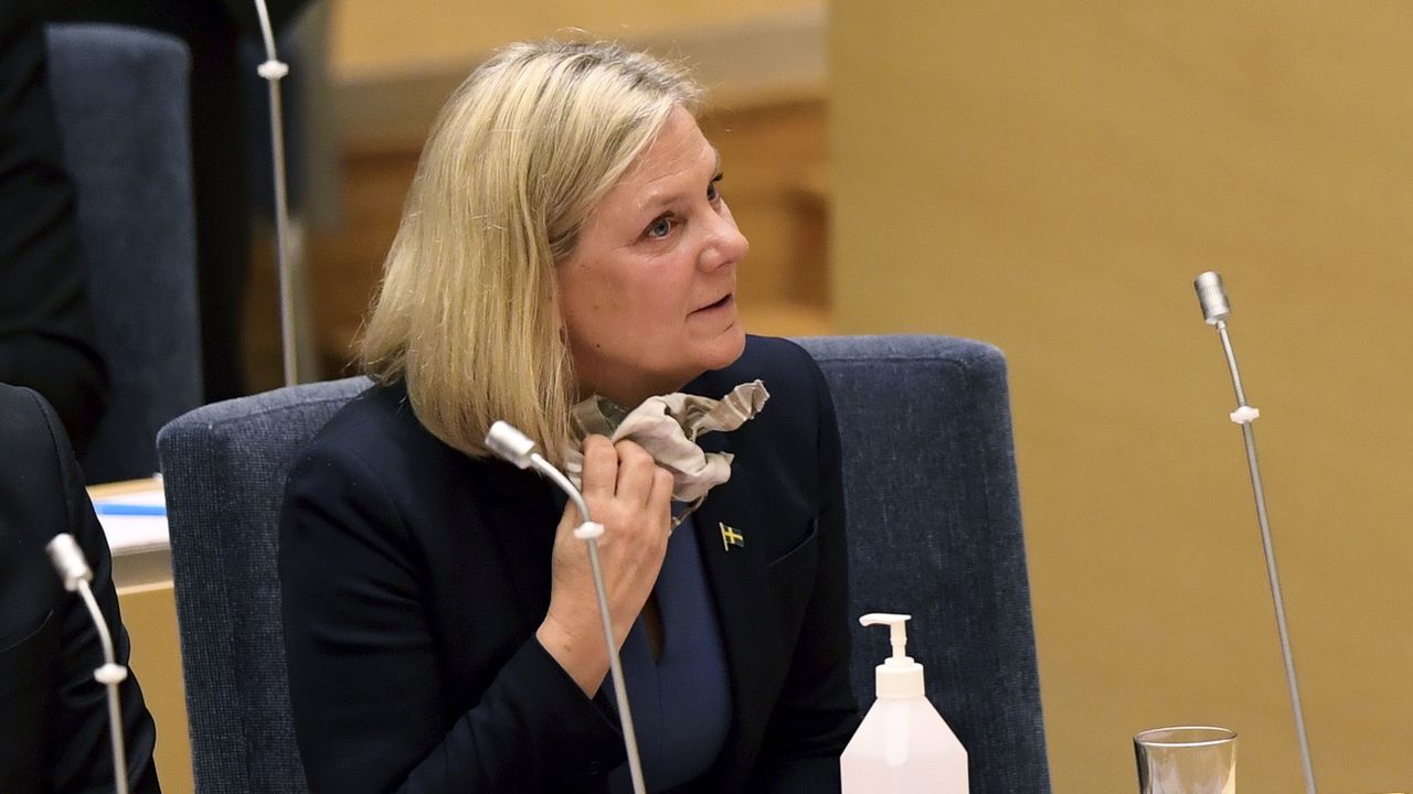 Magdalena Andersson sera la première femme à diriger la Suède. [Erik Simander - AP]