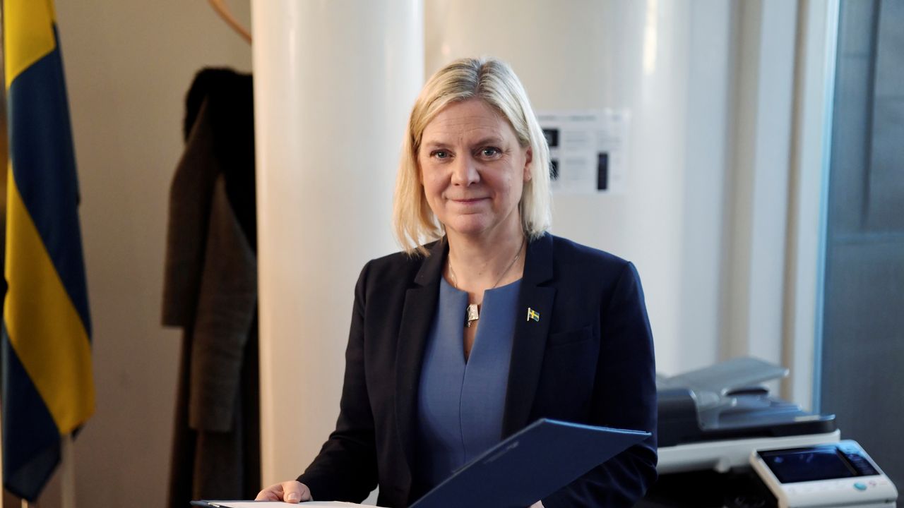 En Suède, Magdalena Andersson a été réélue au poste de Première ministre. [TT News Agency - Reuters]