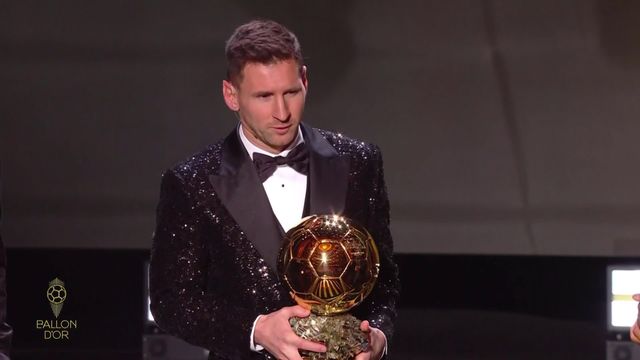 Lionel Messi remporte son 7e Ballon d'Or! [RTS]