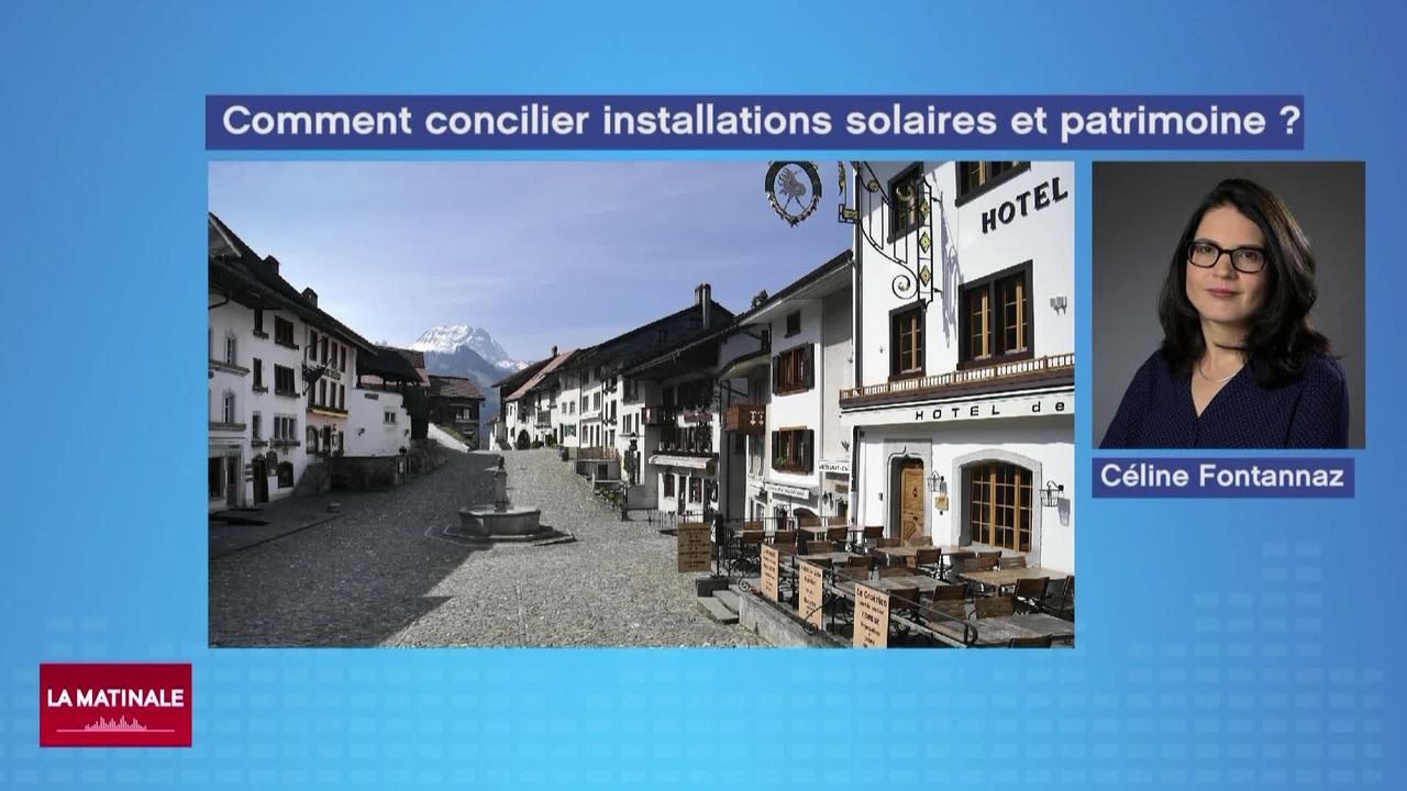 Les défis de l'énergie solaire au regard des bâtiments du patrimoine historique (vidéo) [RTS]