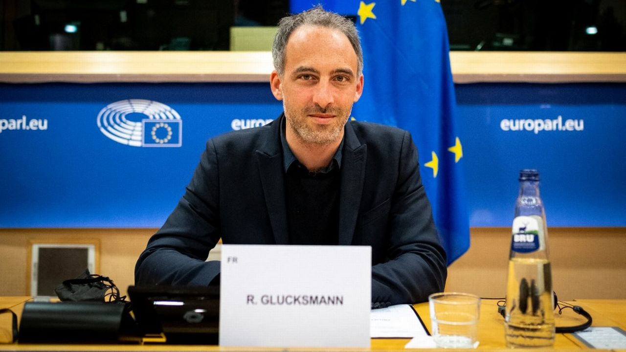 L'eurodéputé français Raphaël Glucksmann. [Martin Bertrand - Hans Lucas/AFP]