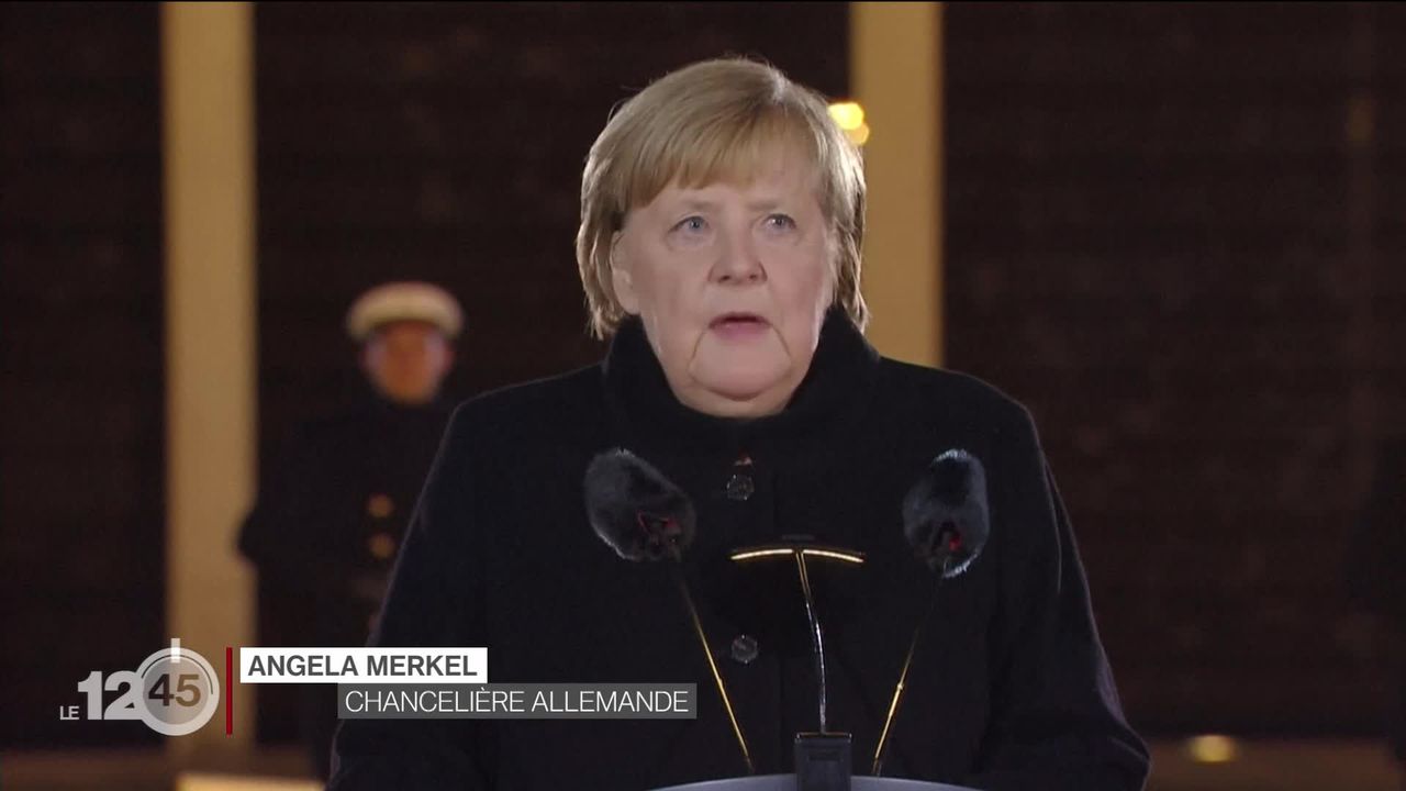 Les adieux émus et détonants d'Angela Merkel à l'armée allemande [RTS]
