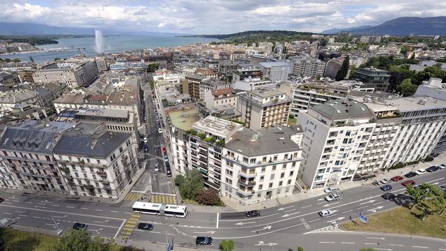 Une vue de la ville de Genève. [Martial Trezzini - Keystone]