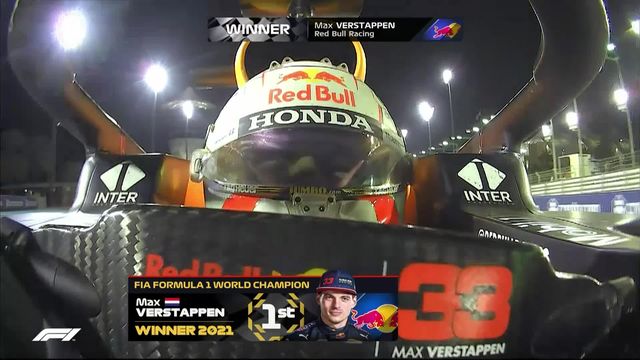 GP d'Abu Dhabi (#22): la FIA offre le titre à Verstappen (NED) [RTS]