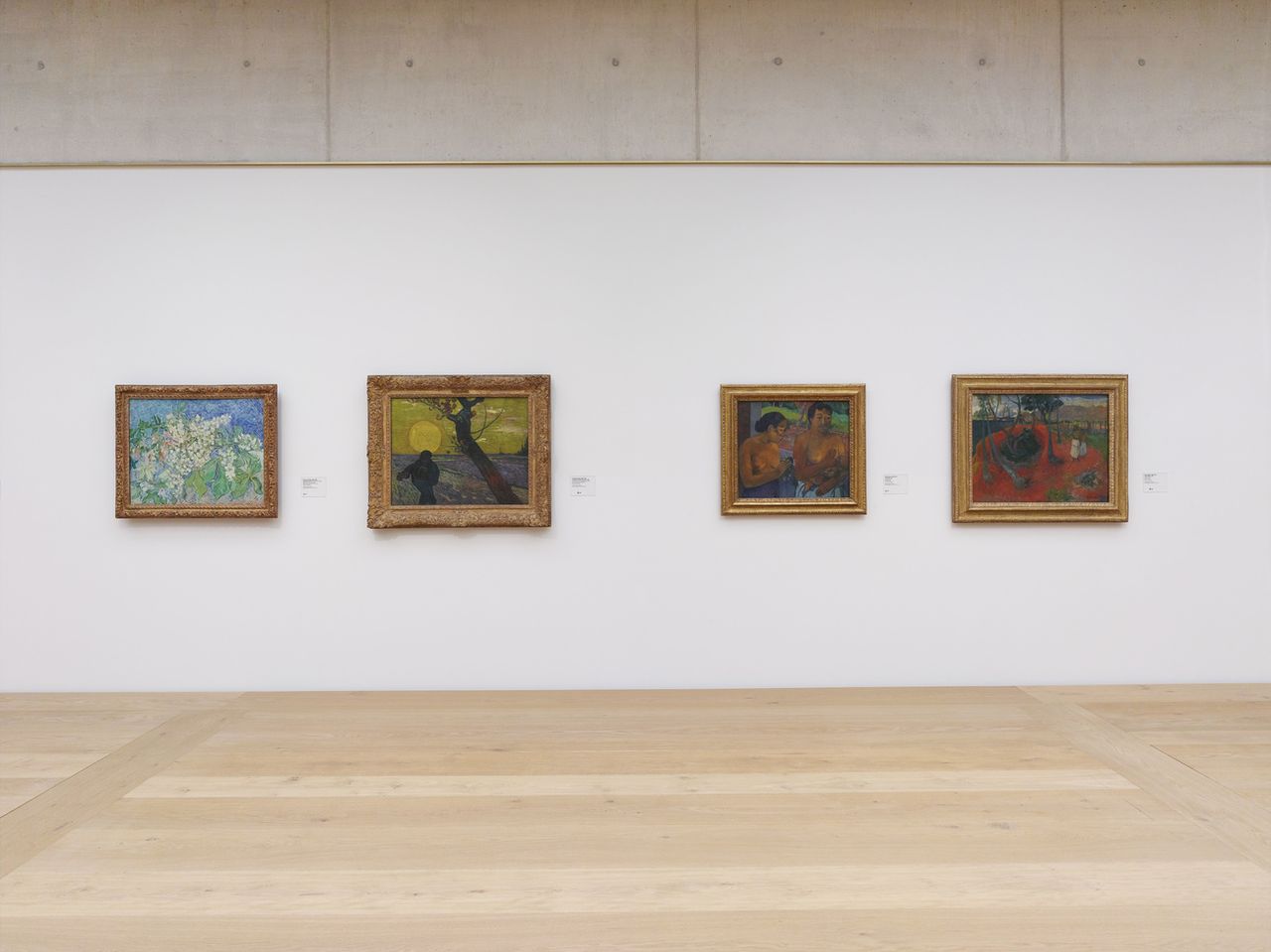 Des œuvres de la collection Emil Bührle, dans l'extension du Kunsthaus de Zurich.  [CHRISTIAN BEUTLER - KEYSTONE]
