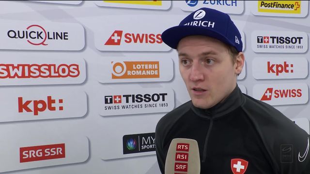 Hockey - SIH Challenge, Suisse - Lettonie: Interview Killian Mottet [RTS]