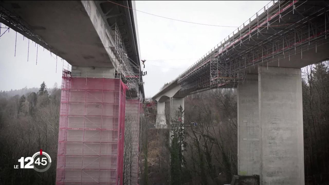 Le nombre de ponts en mauvais état en Suisse a légèrement augmenté en 2021 [RTS]