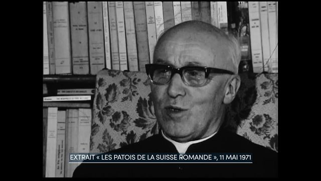 1971: Interview de l'Abbé François-Xavier Brodard sur le patois [RTS]