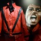 La veste emblématique portée par Michael Jackson dans le clip "Thriller".  [TOSHIFUMI KITAMURA - AFP]