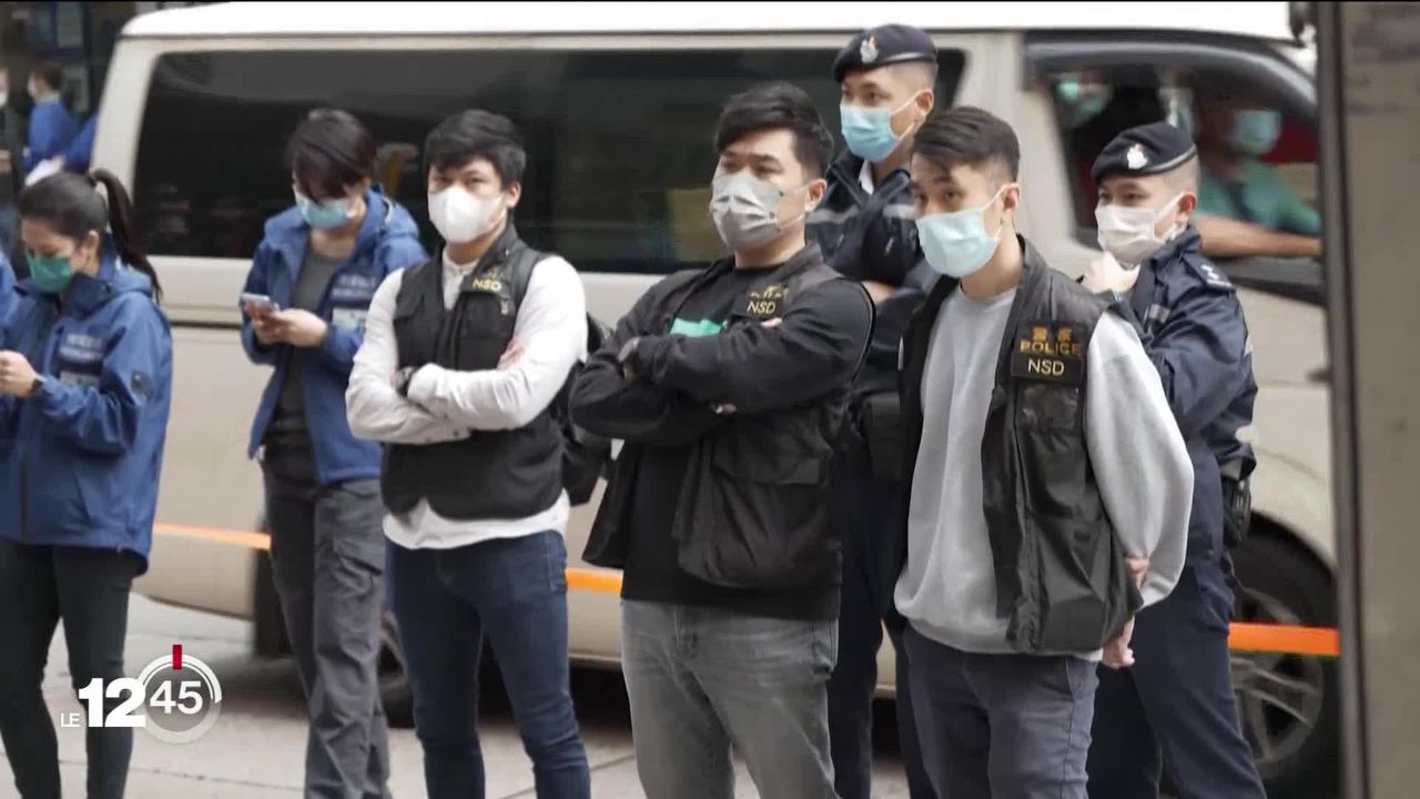 Six journalistes d’un média local pro-démocratie ont été arrêtés à Hong-Kong [RTS]
