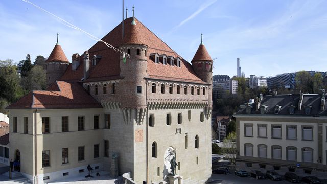Le Château Saint-Maire à Lausanne, siège du gouvernement vaudois. [Laurent Gillieron - Keystone]