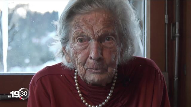 À 101 ans, elle garde le moral grâce à la famille, la foi et la musique [RTS]