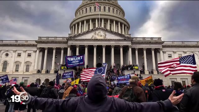 Il y a un an, des partisans de Donald Trump semaient le chaos au Capitole [RTS]