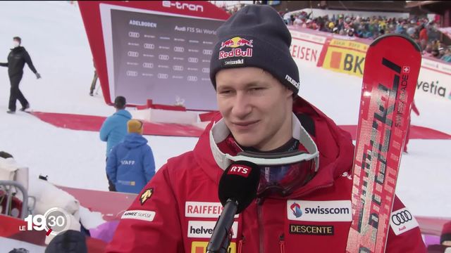 Sensation à Adelboden. Marco Odermatt s'impose pour la quatrième fois de la saison en slalom géant. [RTS]