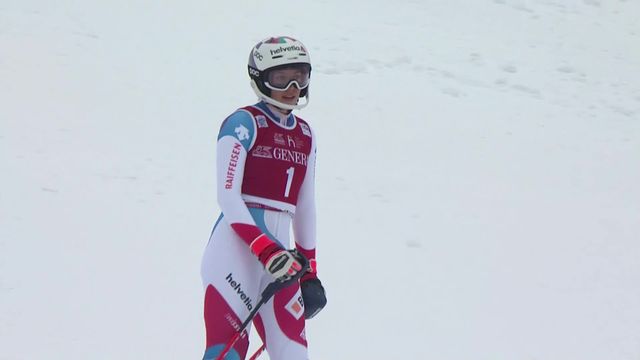Kranjska Gora (SLO), slalom dames, 1re manche: Michelle Gisin (SUI) [RTS]