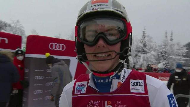 Kranjska Gora (SLO), slalom dames, 2e manche: Petra Vlhova (SVK) [RTS]