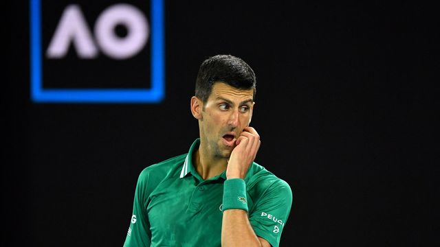 Novak Djokovic espère toujours pouvoir participer à l'Open d'Australie qu'il a remporté à 9 reprises. [Paul Crock - AFP]