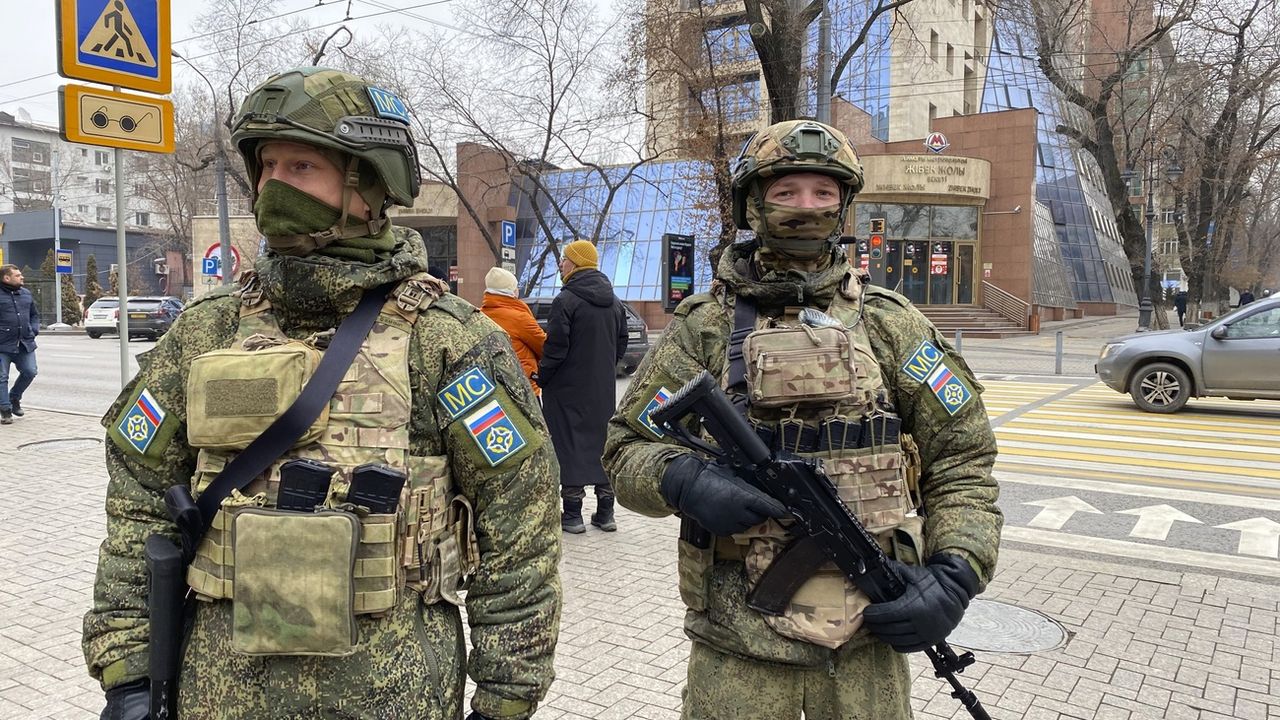 Les émeutes qui ont éclaté au Kazakhstan ont poussé au déploiement d'une force militaire régionale pilotée par la Russie. [Russian Defense Ministry Press Service - afp]