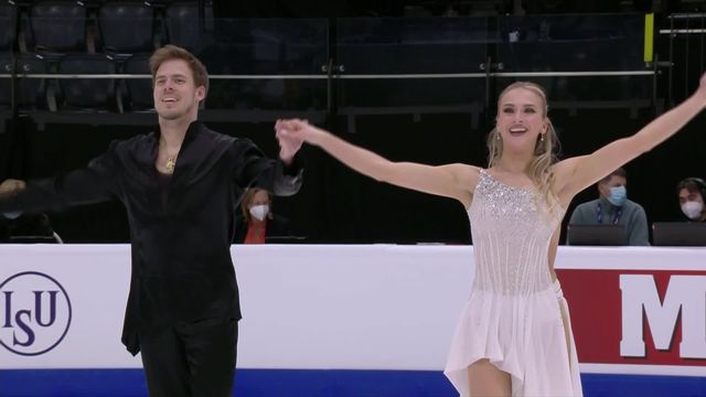 Tallinn (EST), danse sur glace: la paire Sinitsina - Katsalapov (RUS) s'empare de la médaille d'or [RTS]