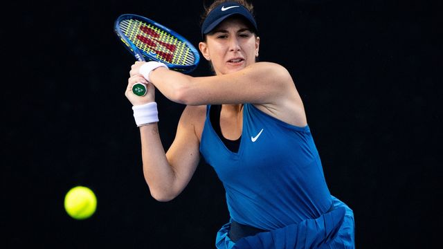 Belinda Bencic aura l'honneur de jouer sur un nouveau court de l'Open d'Australie. [James Gourley - Keystone]