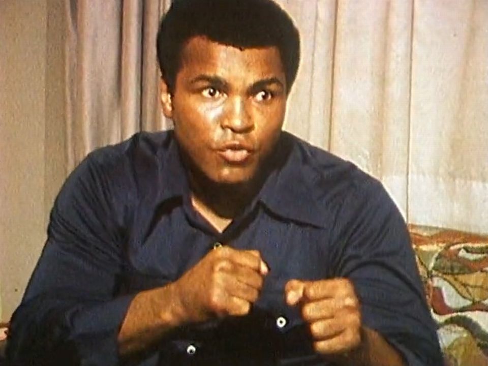 Le boxeur Mohammed Ali en 1976. [RTS]