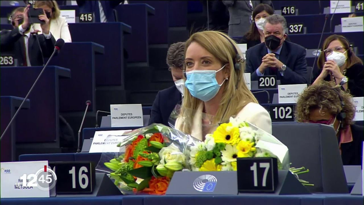 La conservatrice maltaise Roberta Metsola élue présidente du Parlement européen [RTS]