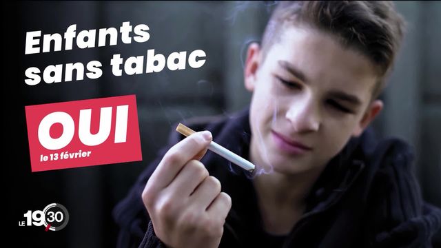 Initiative contre la publicité du tabac qui vise les jeunes: la voix des initiants [RTS]