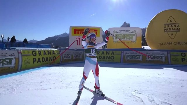 Cortina d'Ampezzo (ITA), Super G dames: Michelle Gisin (SUI) [RTS]