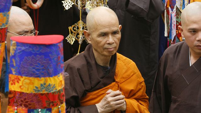 Mort de l'influent moine bouddhiste Thich Nhat Hanh au Vietnam. [AP Photo]