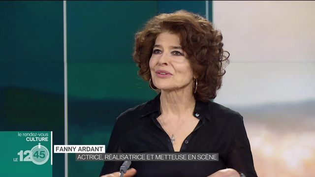 Rendez-vous culture: la comédienne Fanny Ardant est à l'affiche du film "Les Jeunes amants", de Carine Tardieu [RTS]