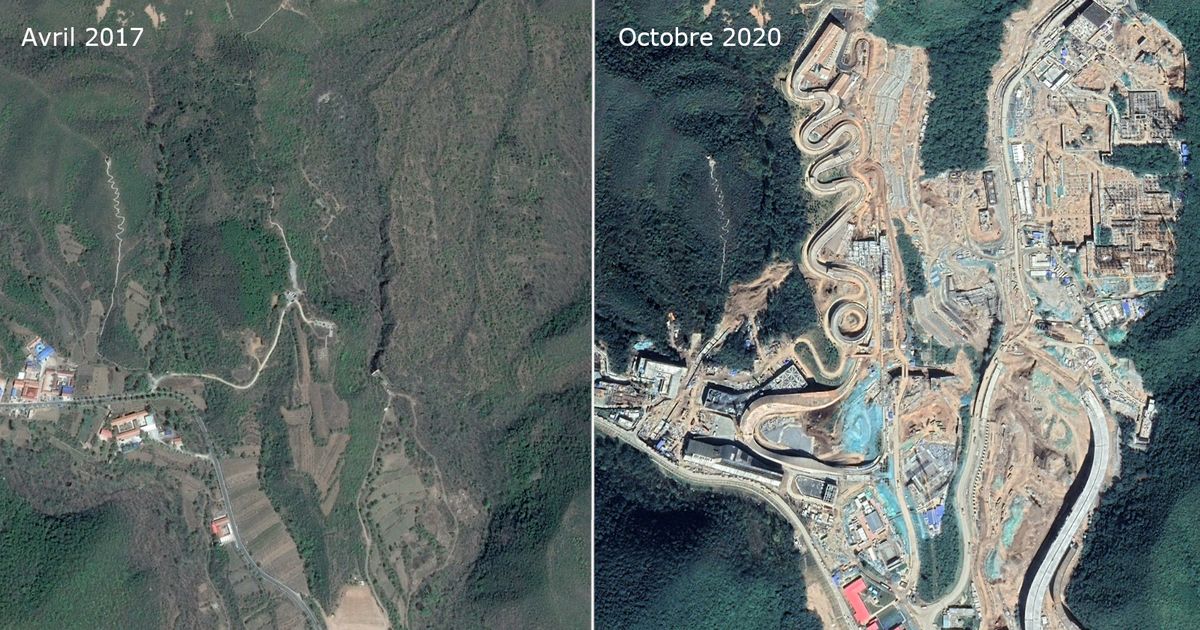 Jeux olympiques: des images satellite montrent l'ampleur des constructions