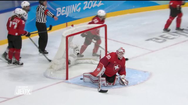 JO, hockey: lourde défaite des suissesses contre les américaines [RTS]