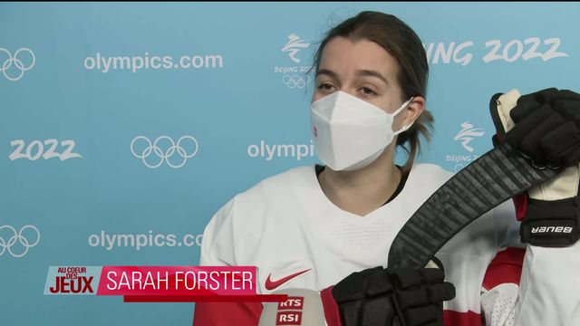 JO, Hockey: Interview de Sarah Forster [RTS]