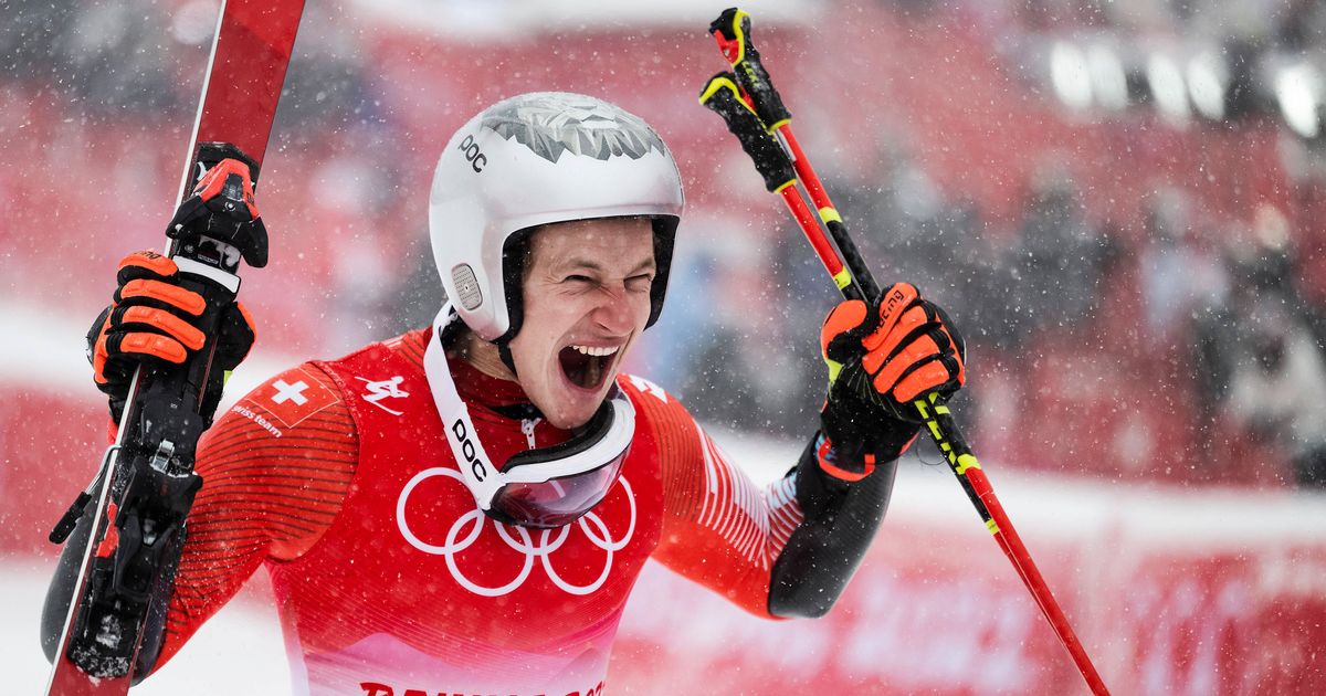 Pékin 2022 - Ski: Marco Odermatt, en or en géant, entre dans la cour des grands