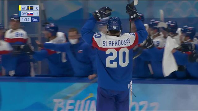 Hockey, petite finale messieurs, SWE – SVK (0-4) : les Slovaques en bronze ! [RTS]