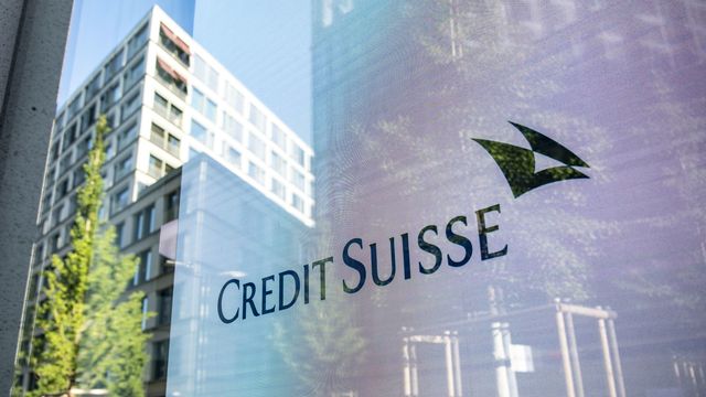 Le logo de Credit Suisse. [Urs Flüeler - Keystone]