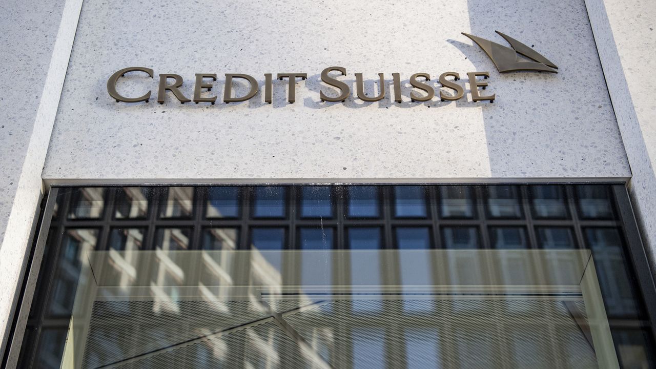 Le logo de Credit Suisse. [Urs Flueeler - KEYSTONE]