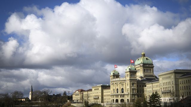 Le Palais fédéral à Berne, photographié ici le 12 février 2020. [Anthony Anex - Keystone]