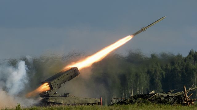 Des TOS-1 ont été repérés à la frontière biélorusse, et près de Kiev et Kharkiv. [ALEXANDER VILF - SPUTNIK VIA  AFP]