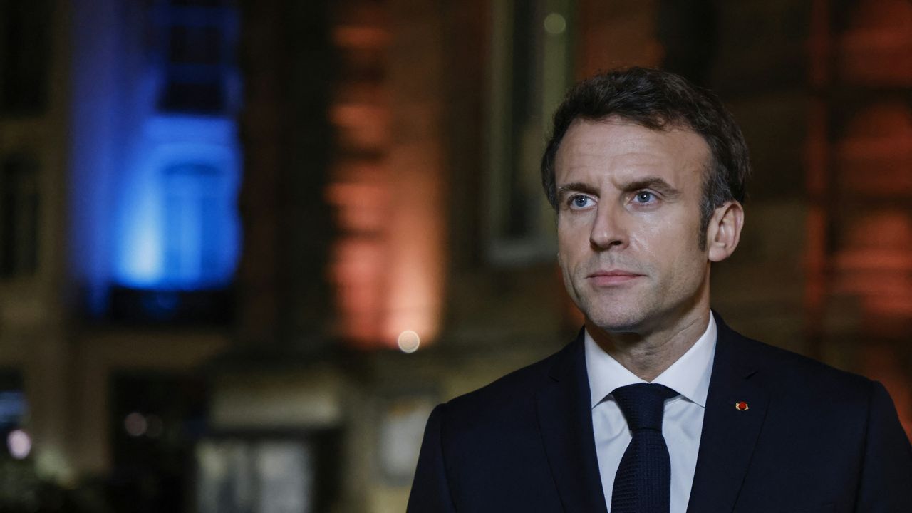 Emmanuel Macron annonce être candidat pour un second mandat. [Ludovic Marin - AFP]