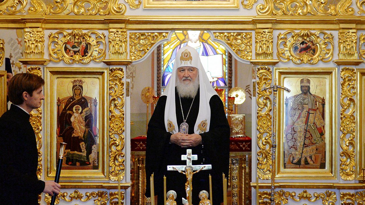 Le patriarche de Moscou a rompu les relations avec le patriarche de Constantinople. [Sergey Vlasov - Russian Orthodox Church Press Service via AP/Keystone]