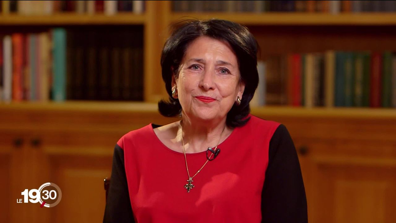 L'interview de Salomé Zourabishvili, la présidente de la Géorgie [RTS]