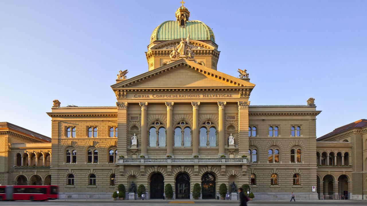 Le Palais fédéral à Berne, le 6 mai 2011. [Gaetan Bally - Keystone]