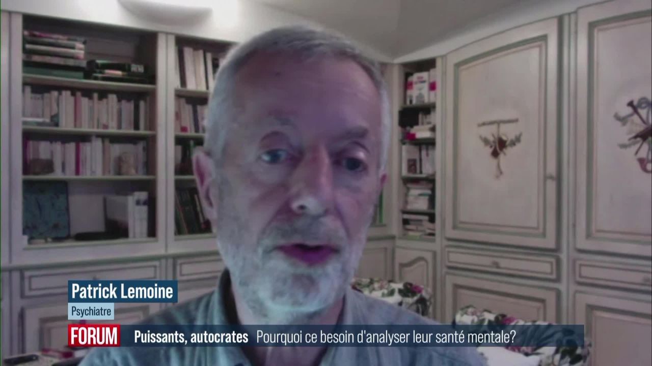La santé mentale des autocrates: interview de Patrick Lemoine [RTS]