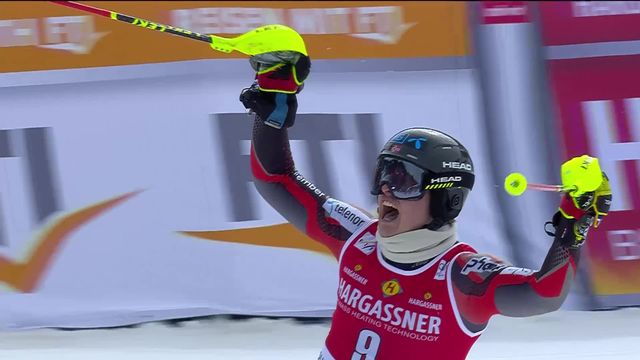 Courchevel (FRA), Slalom messieurs, 2e manche: victoire de Atle Lie McGrath (NOR) [RTS]