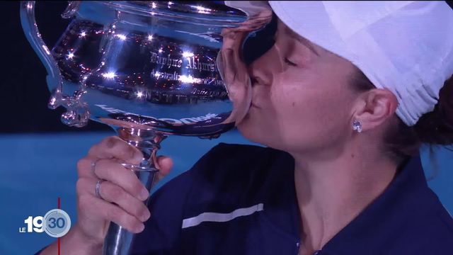 L'Australienne Ashleigh Barty, numéro 1 mondiale du tennis féminin, range définitivement ses raquettes [RTS]